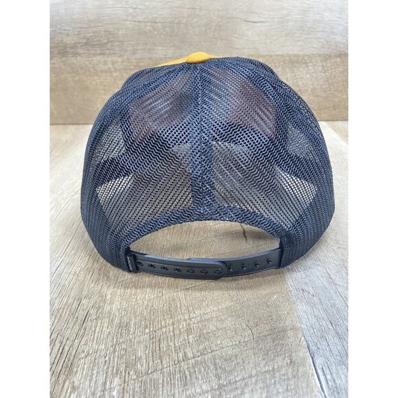 Ripcurl Hat SnapBack Mesh Adjustable High Profile Yellow Black Front Patch EUC - Picture 3 of 6